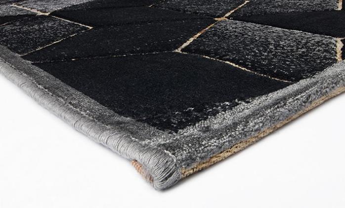 Tapete Geométrico Gabriel Cinzento