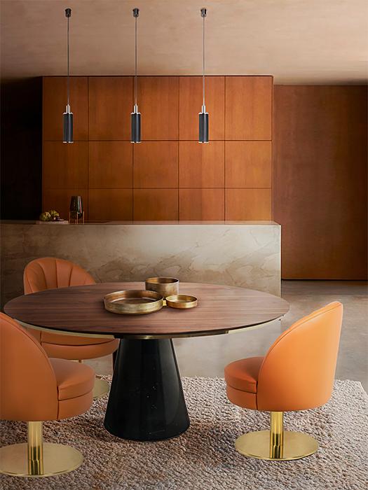 Mesa de Jantar Redonda Bentley - 3