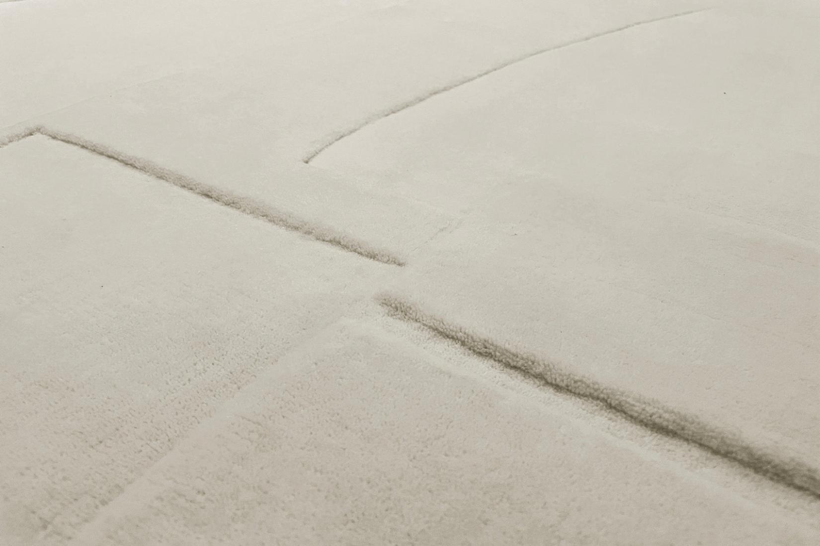 Tapete de Lã Bref Écru | Tamanho: 200 × 300 cm