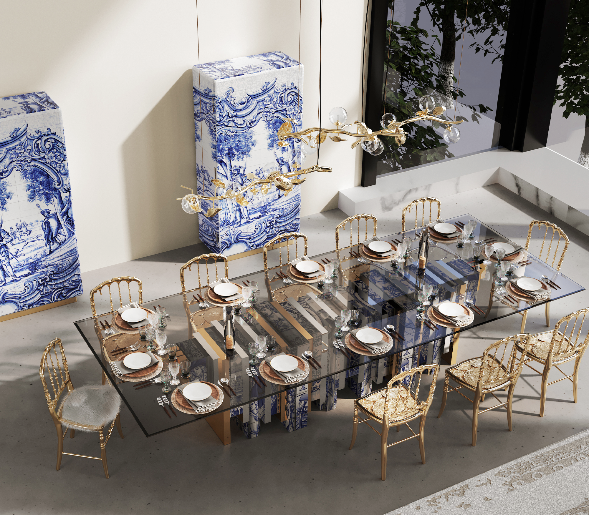 Mesa de Jantar Luxe Legacy