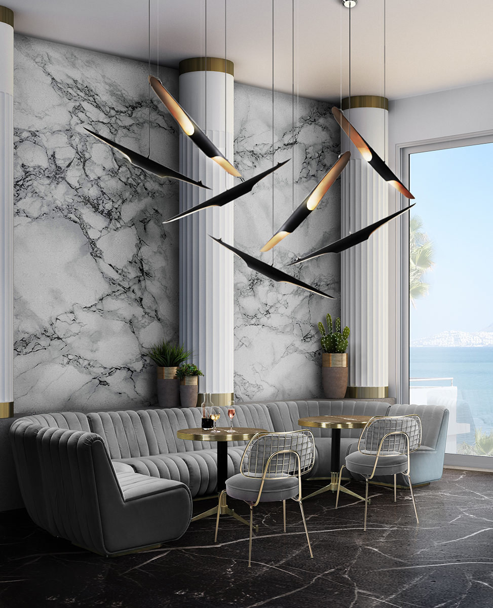 Candeeiro suspenso tom profundo - 1