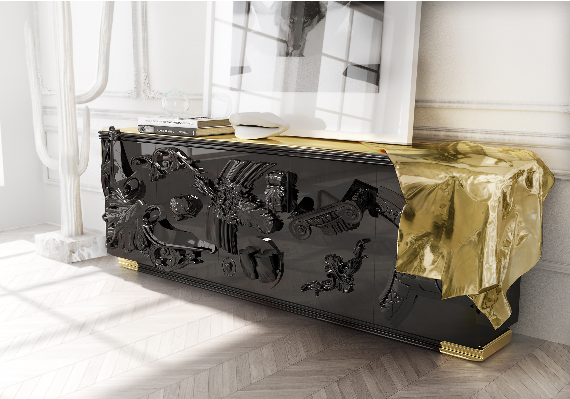 Aparador Valiant preto