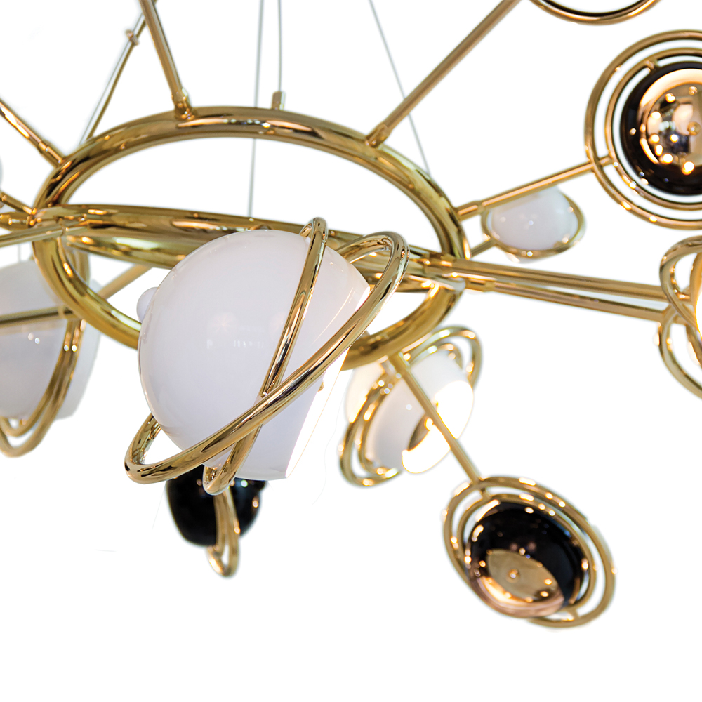 Candeeiro suspenso cósmico