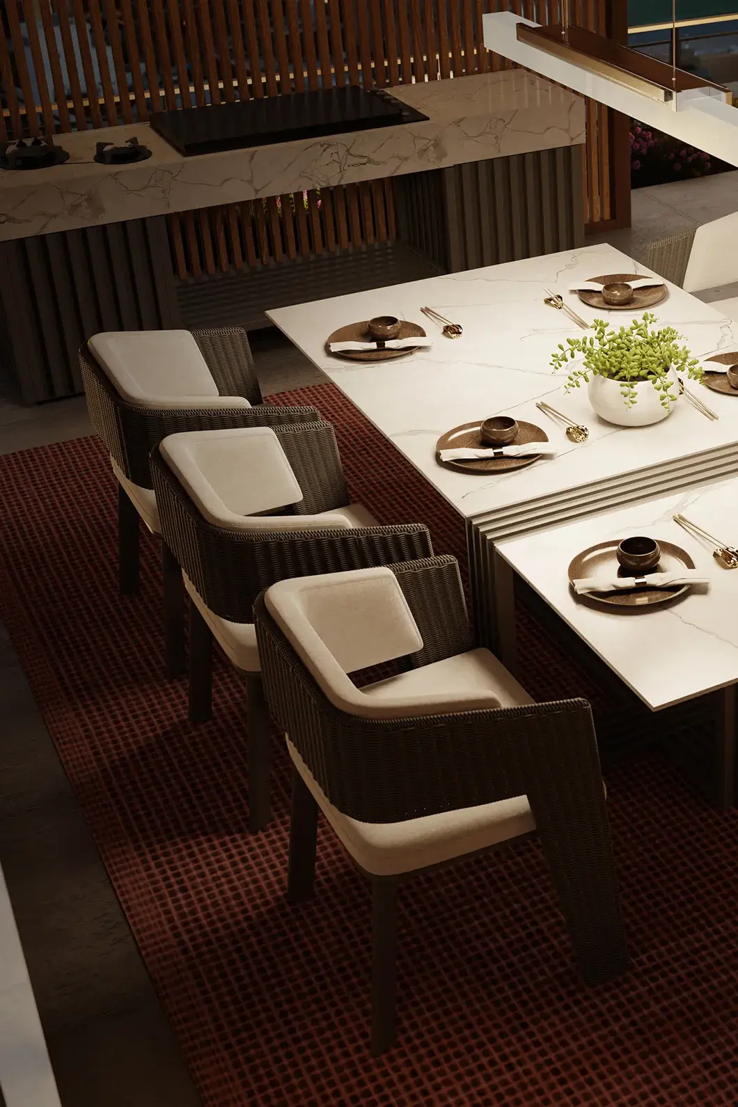 Cadeira de jantar Crown cinzenta - 2