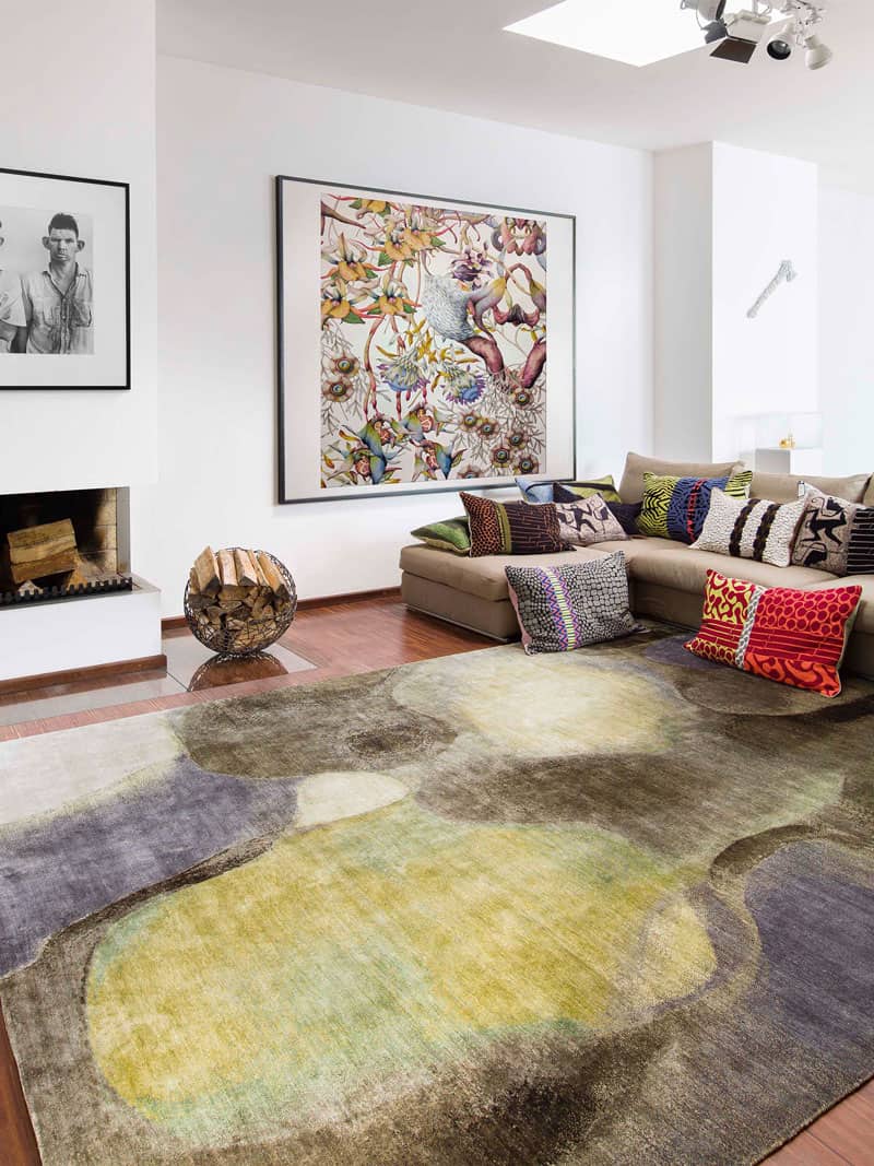 Tapete Olive Feito à Mão Luxury