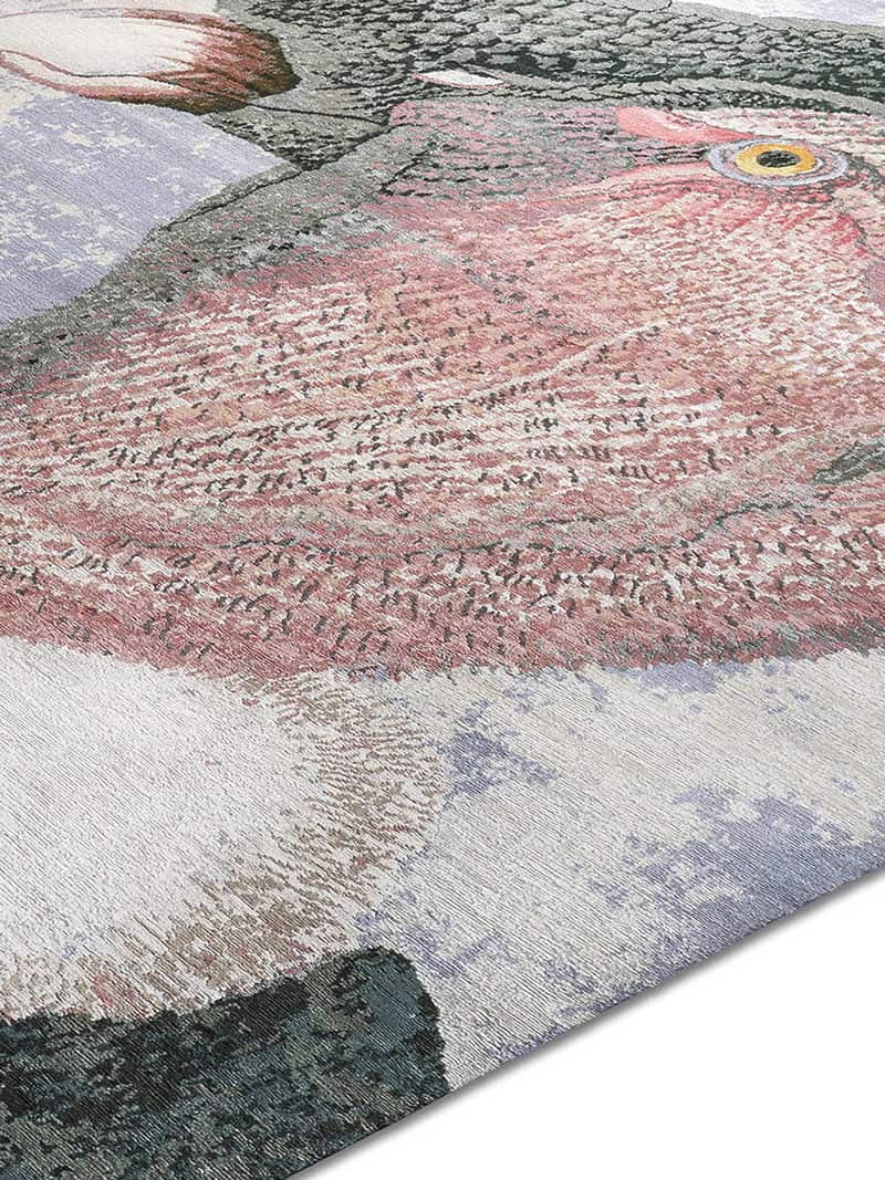 Tapete Big Bird Tecido à Mão