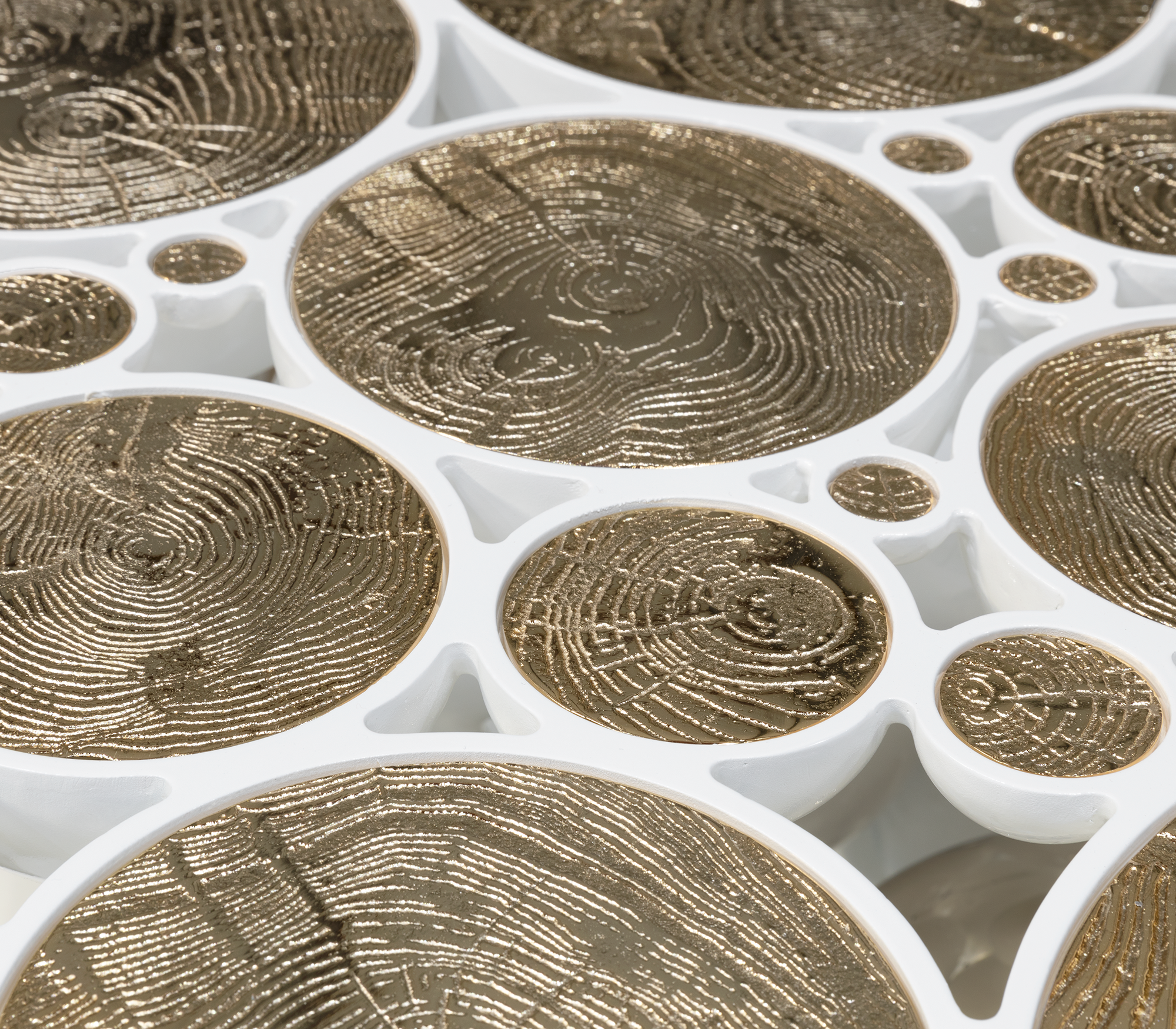 Mesa de Centro Branca Orbit