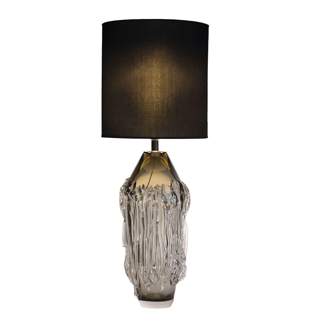 Candeeiro de Mesa Artesanal em Vidro de Murano