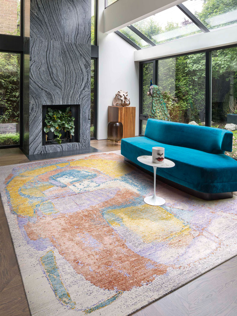 Tapete Pastel Mint Luxury Feito à Mão