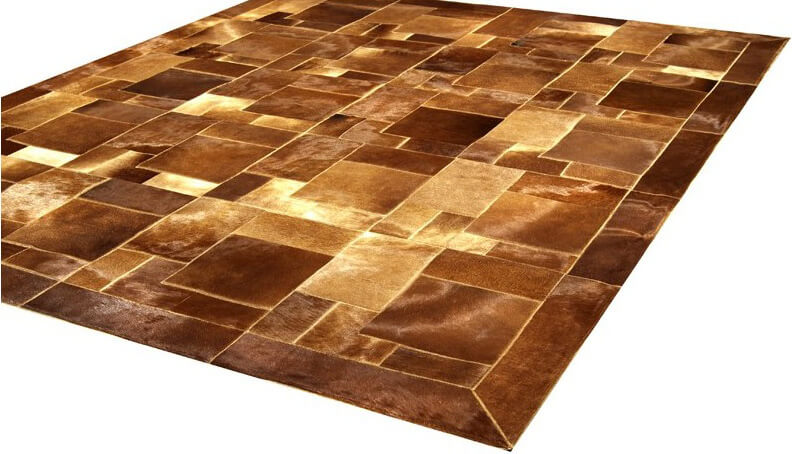 Tapete Pele de Vaca Puzzle col.3 | Tamanho: 220 × 260 cm
