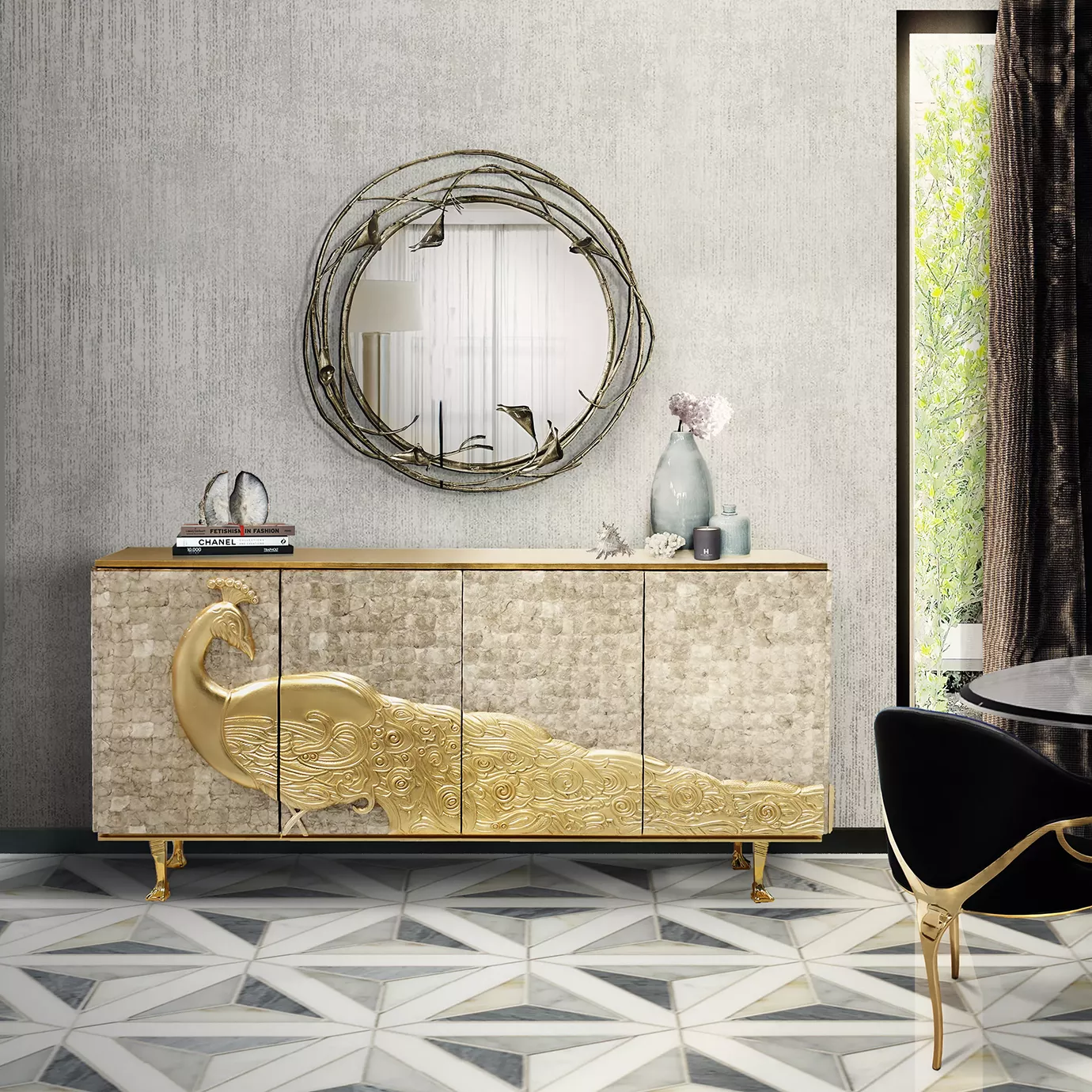 Armário madrepérola Camilia