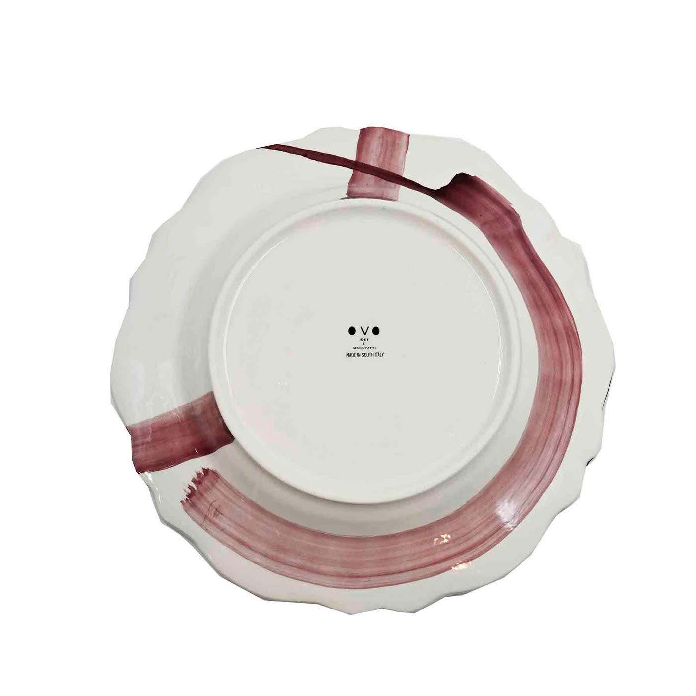 Prato cerâmico artesanal