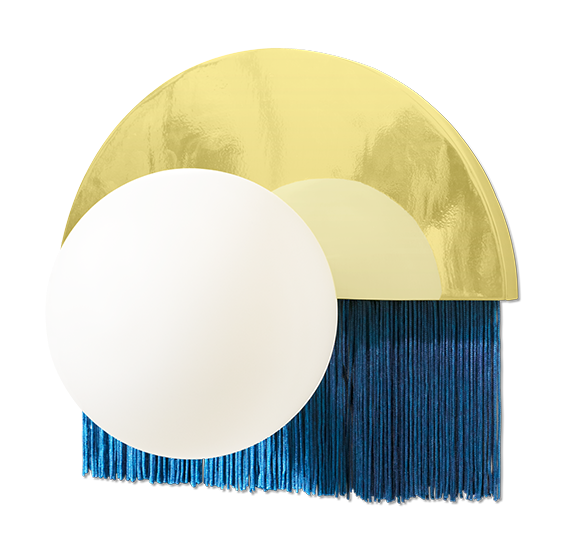 Candeeiro de parede pequeno Huxley