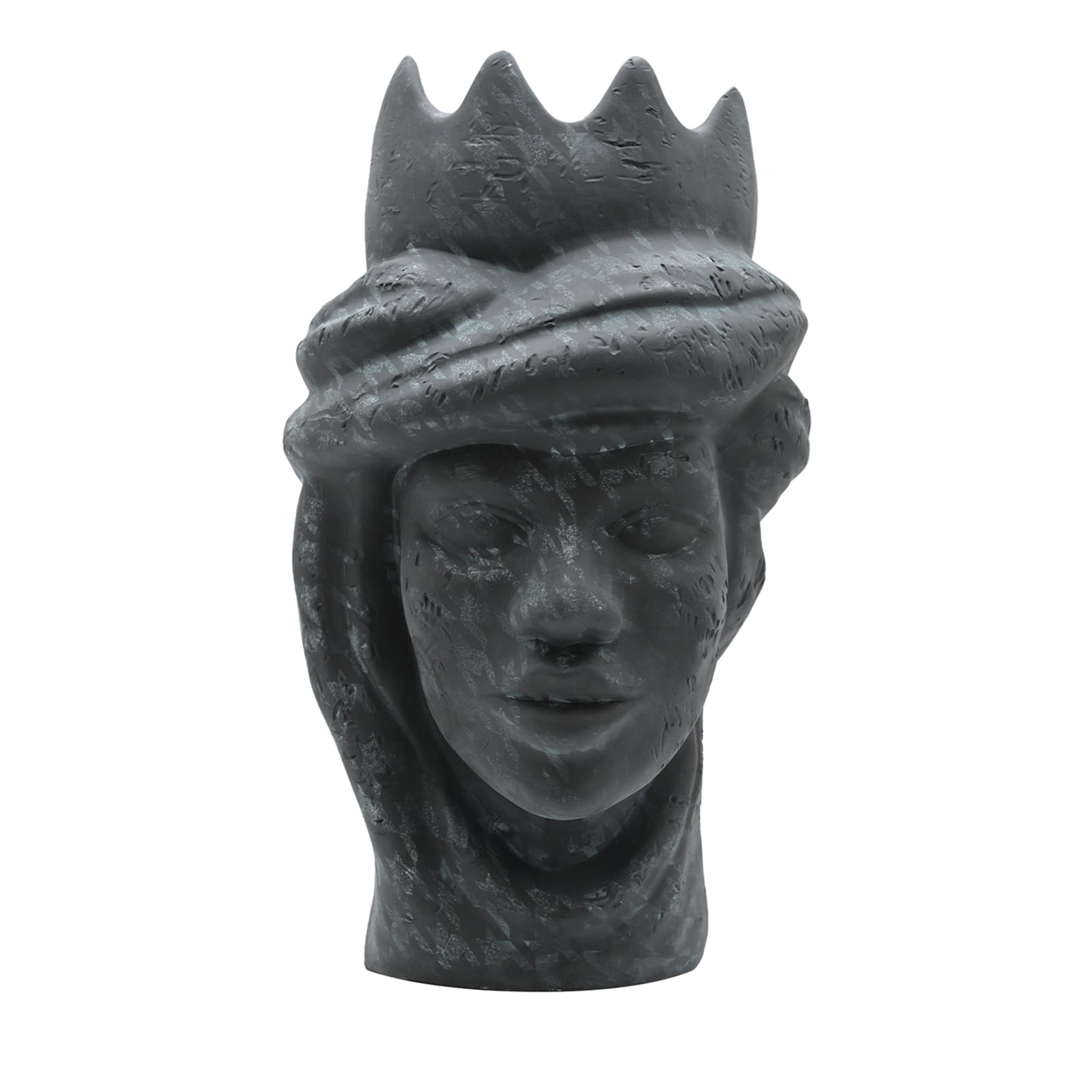 Escultura Moor's Head cinzenta