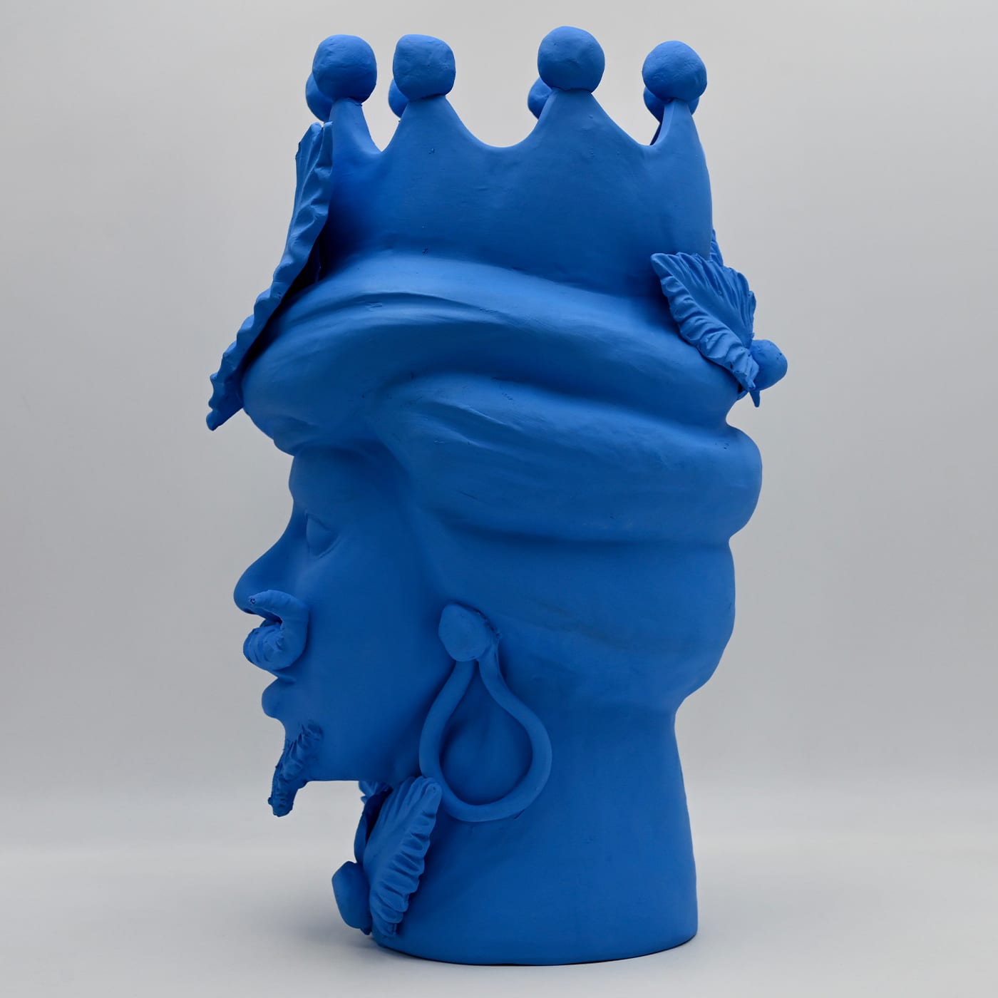 Escultura Moor's Head azul
