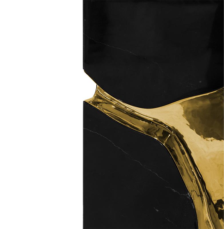 Lavatório de coluna design estilhaçado