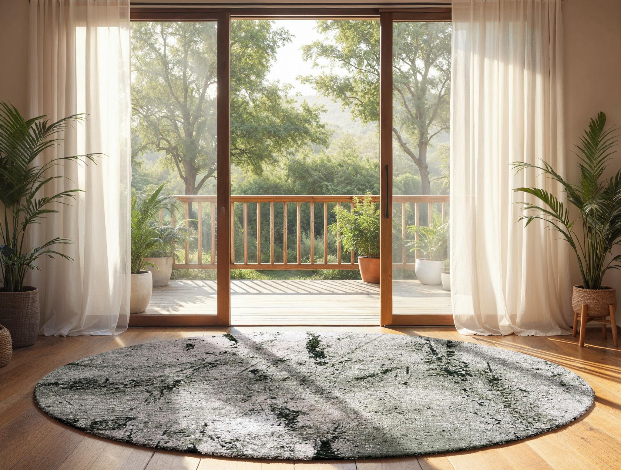 Tapete Alpine 9787 Redondo | Tamanho: Ø 240 cm