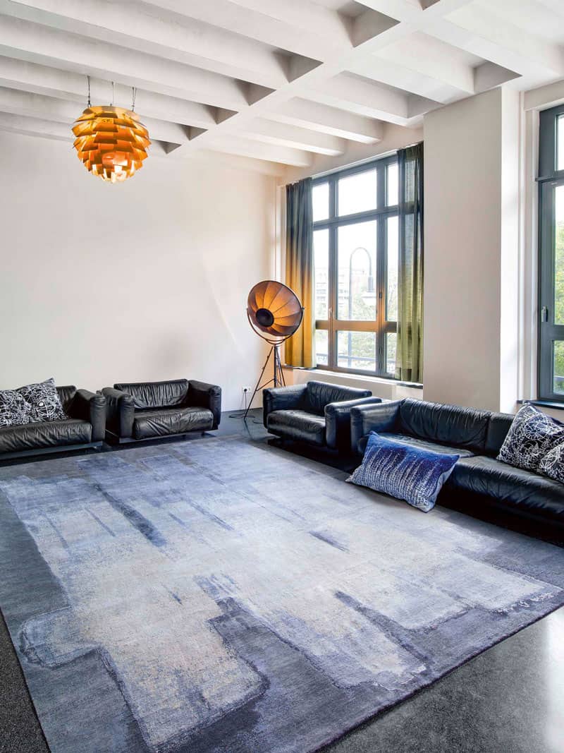 Tapete Silver Cinzento Tecido à Mão