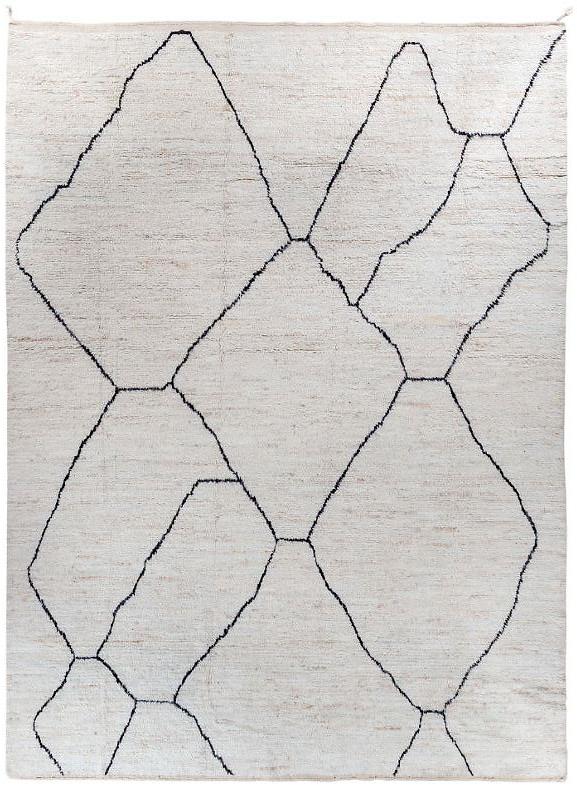 Tapete Scandi Feito à Mão | Tamanho: 300 × 400 cm