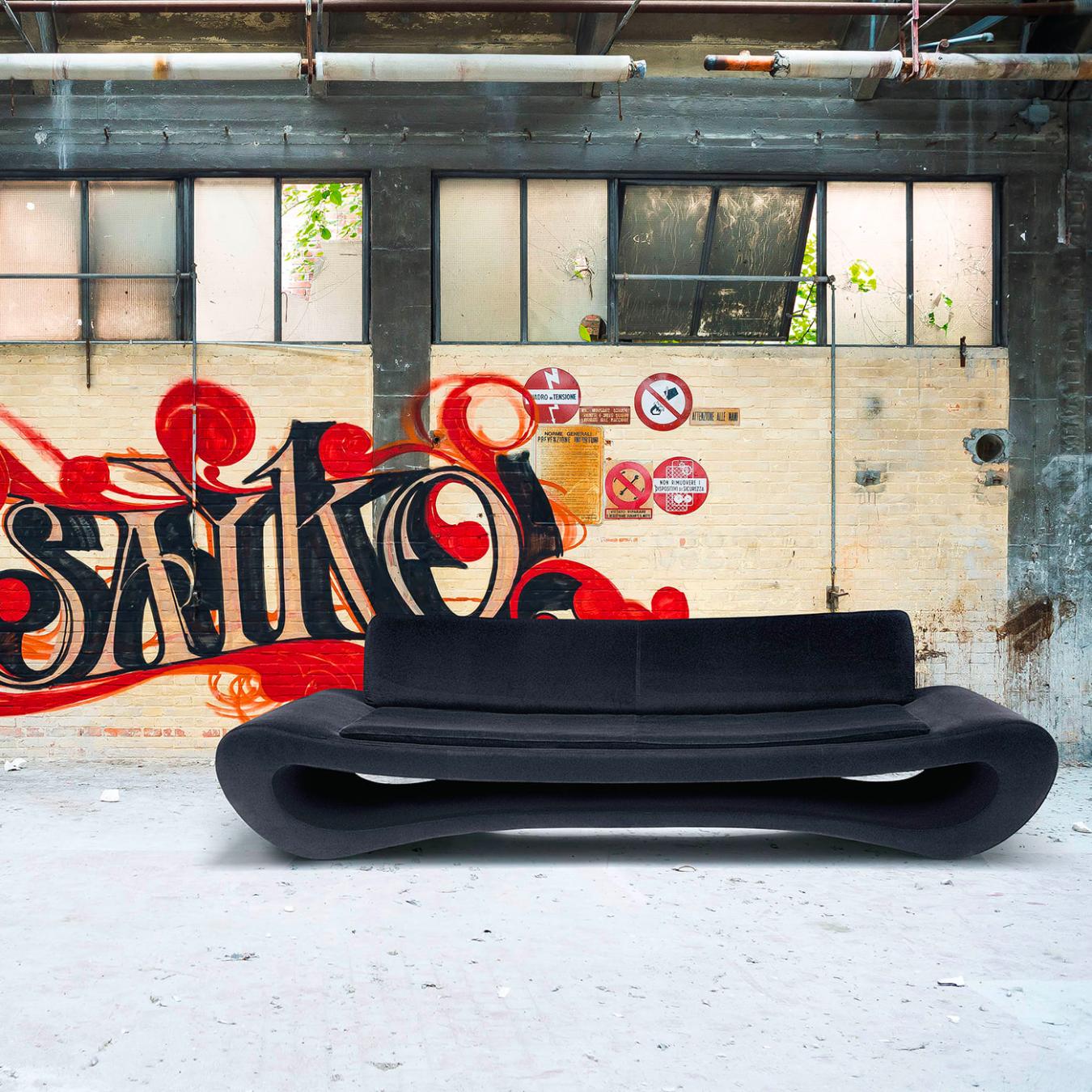 Sofá New Lips Preto