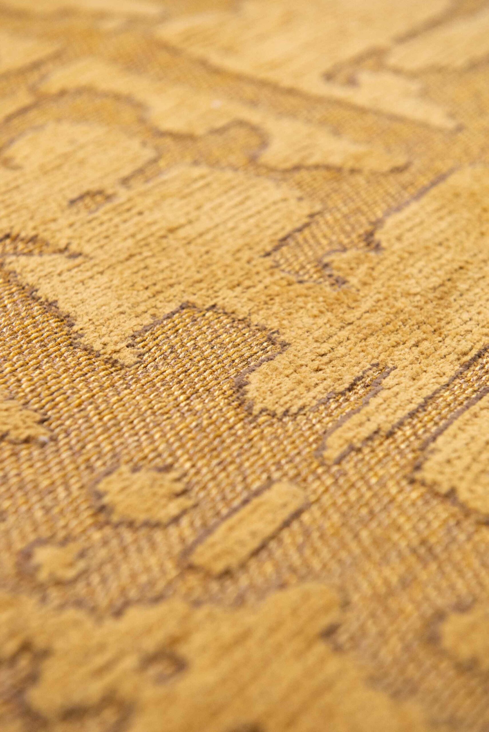 Tapete Madagascar Dourado 9201 Redondo | Tamanho: Ø 140 cm