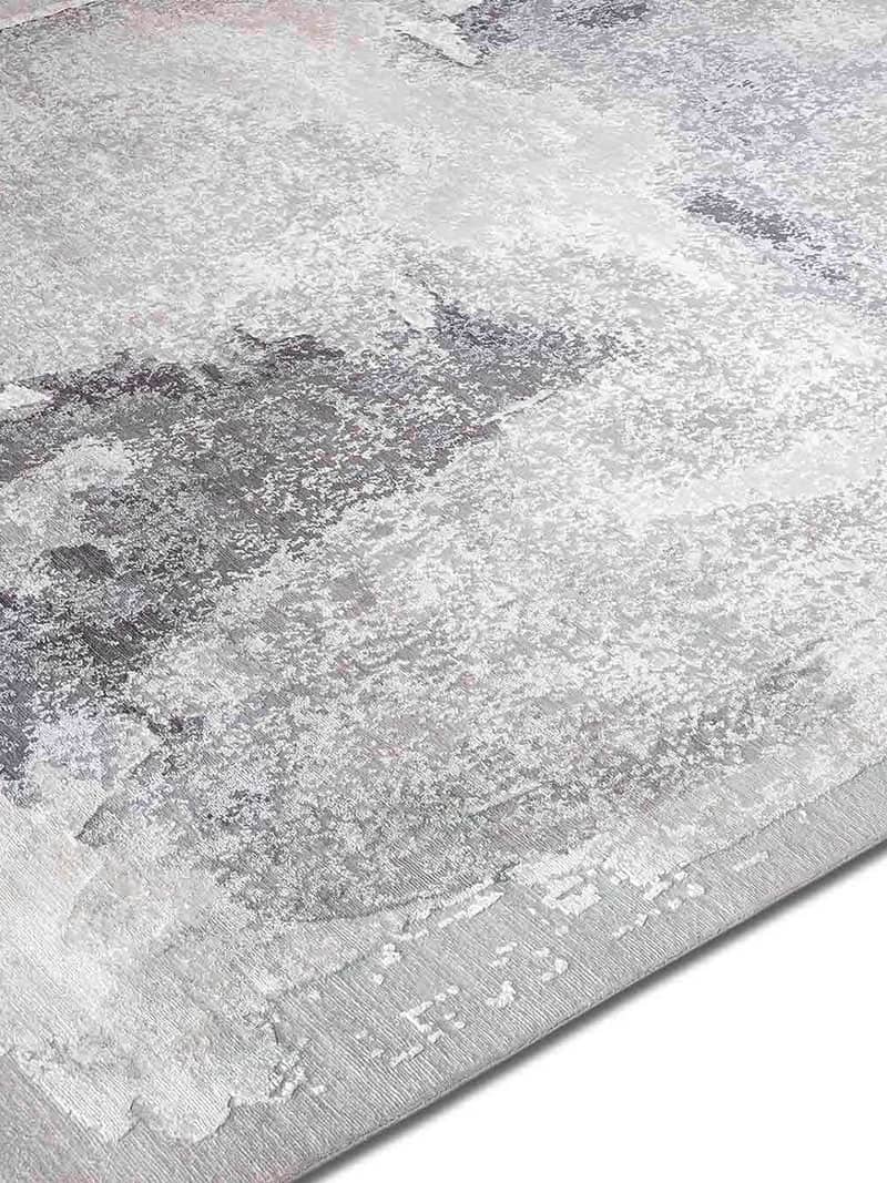 Tapete Mono Cinzento Luxury Feito à Mão