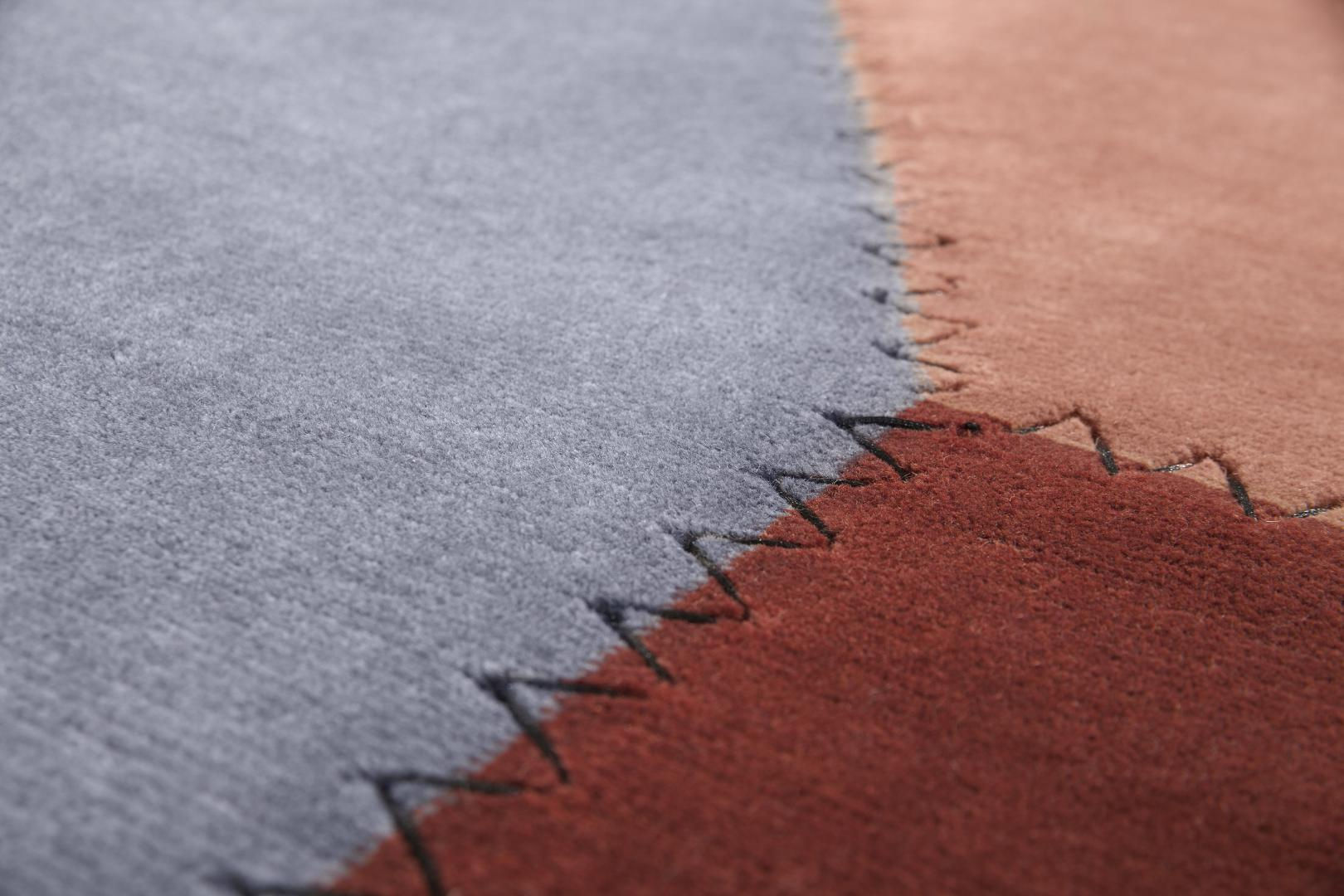 Tapete Feito à Mão Barona 100% Lã