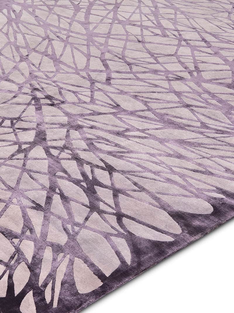 Tapete Dresden Lilás Feito à Mão