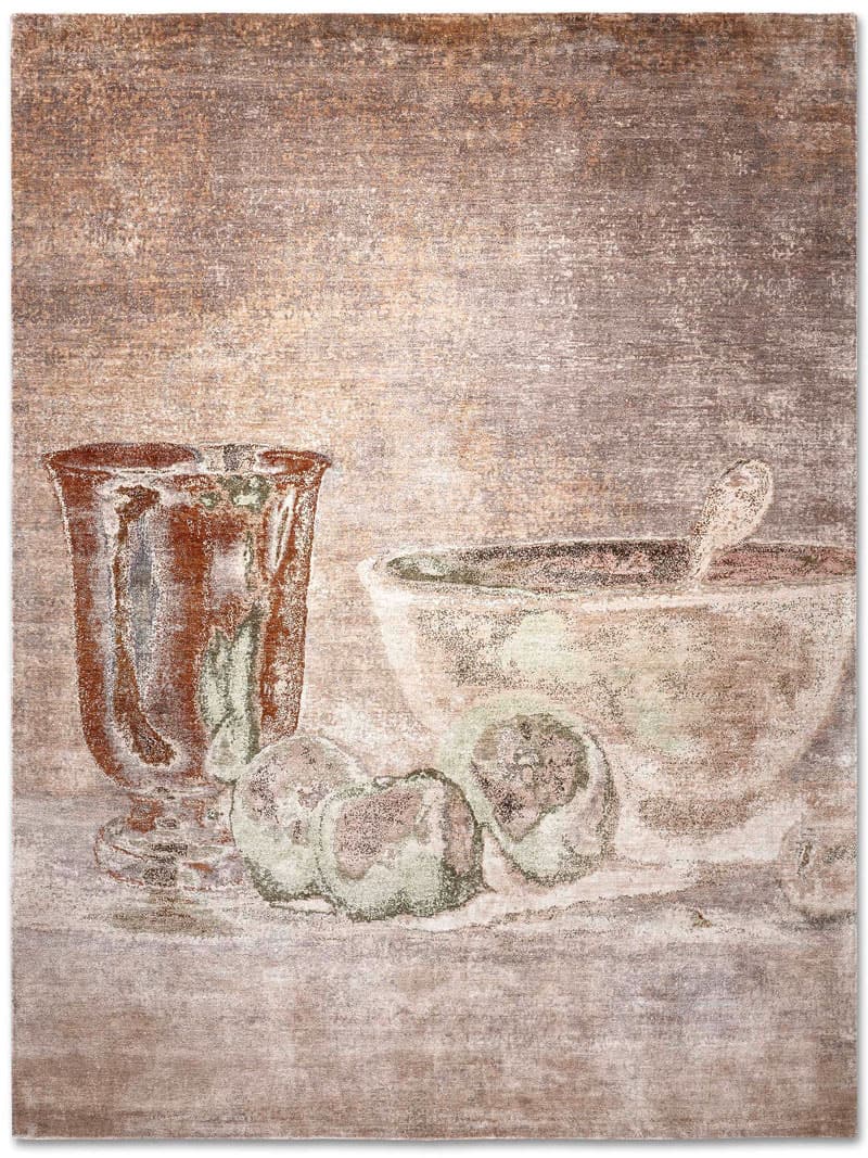 Tapete Three Apples Tecido à Mão