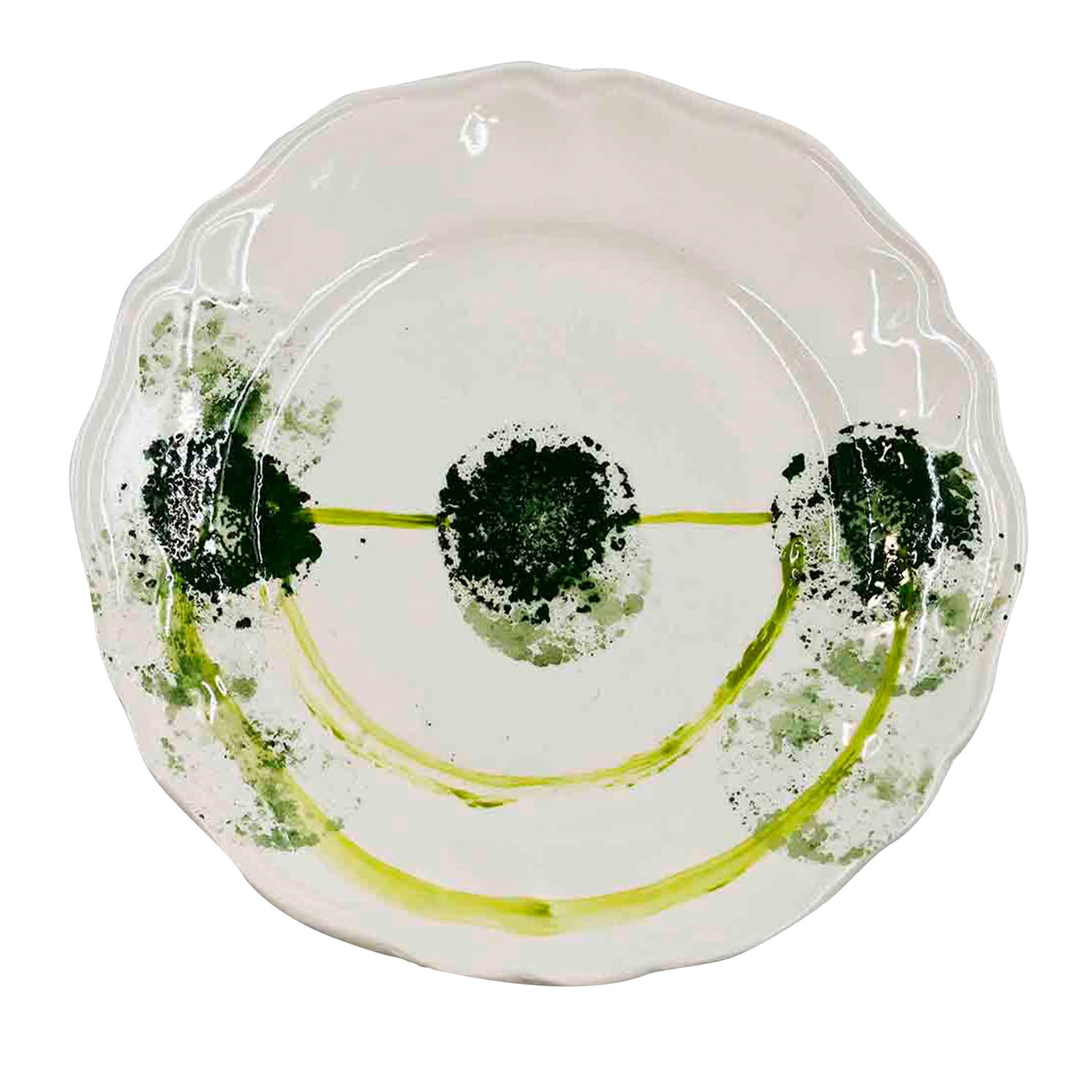 Prato cerâmico artesanal