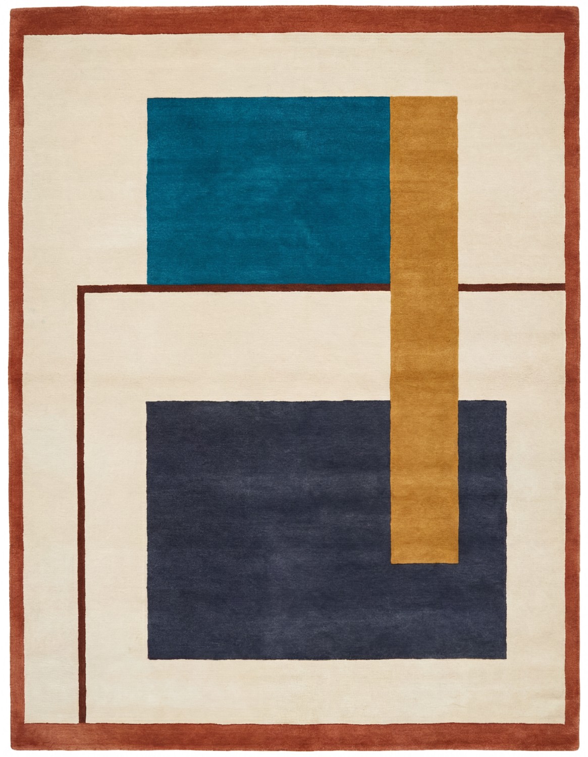 Tapete Inner Frame Blue