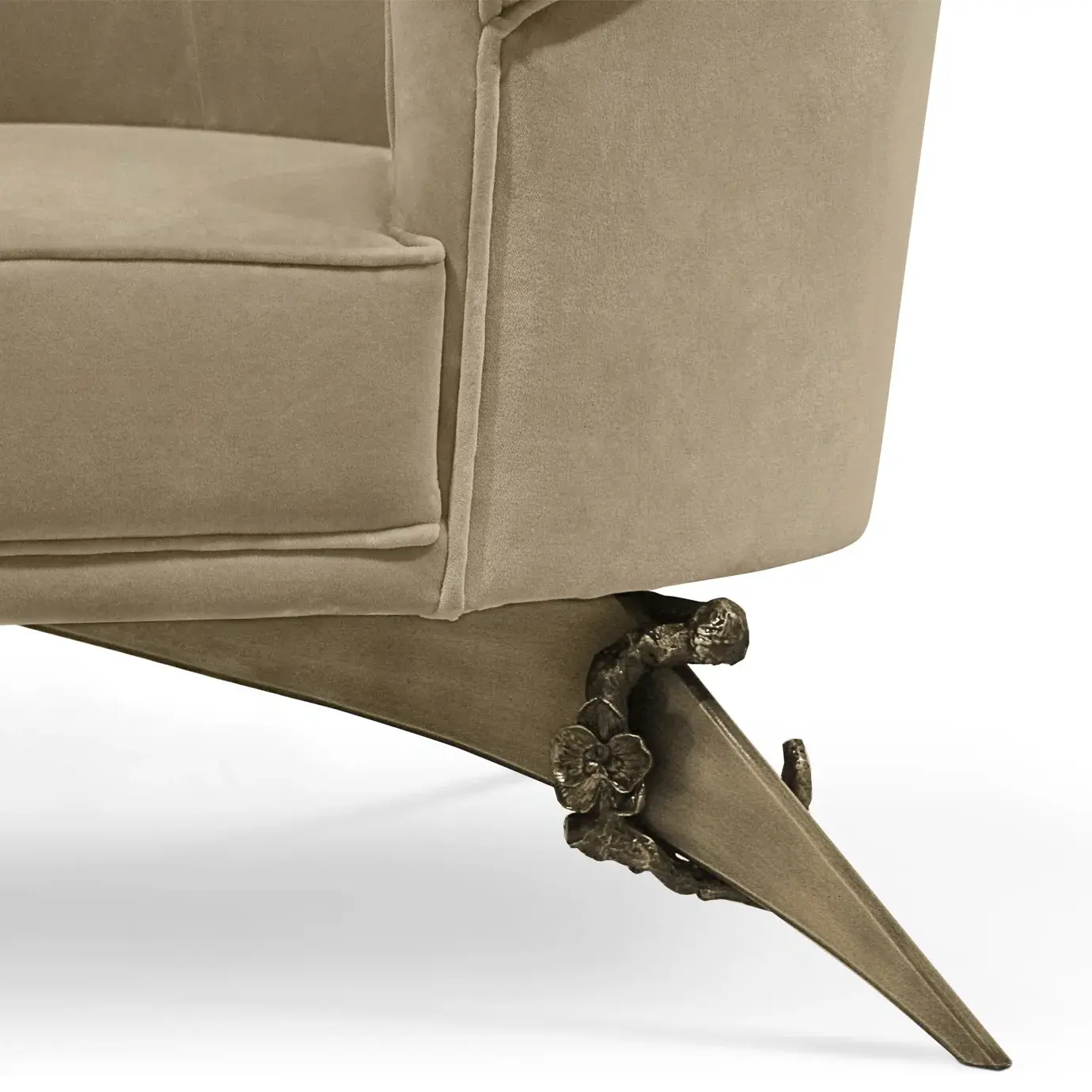 Sofá Base Metal Floral Colette