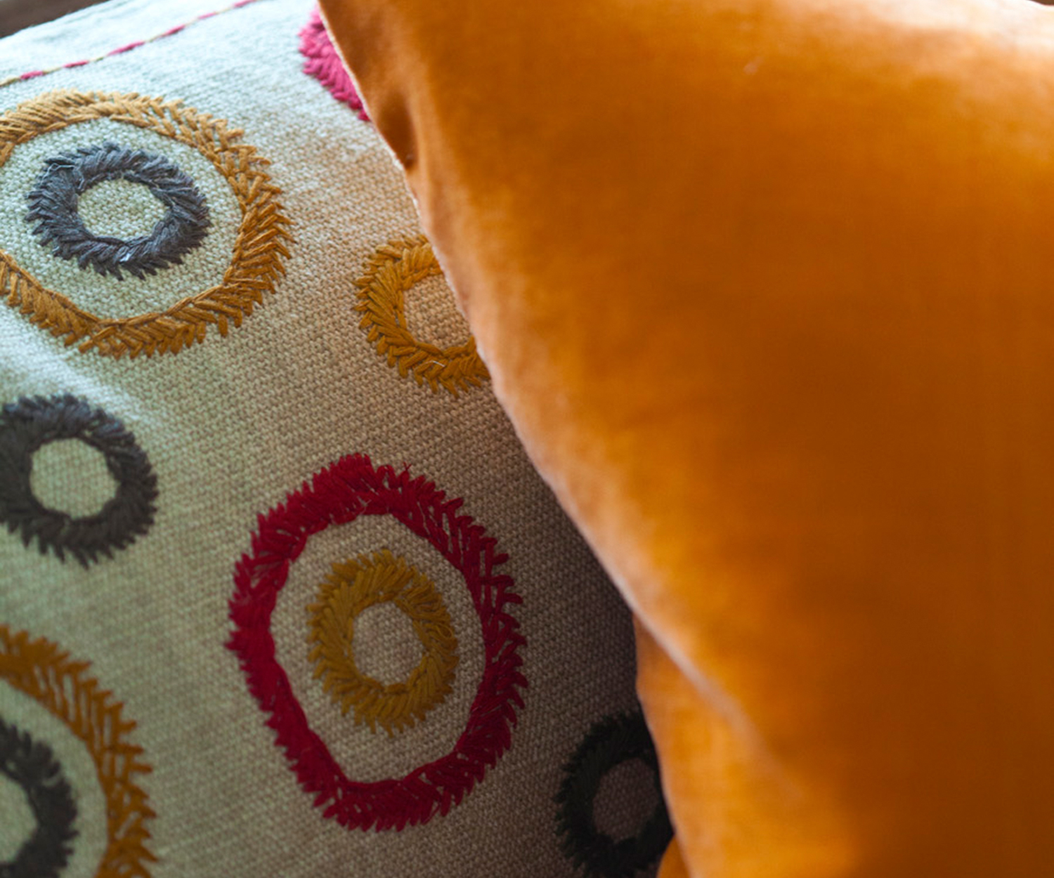 Almofada Zafora - Ochre 60 × 40