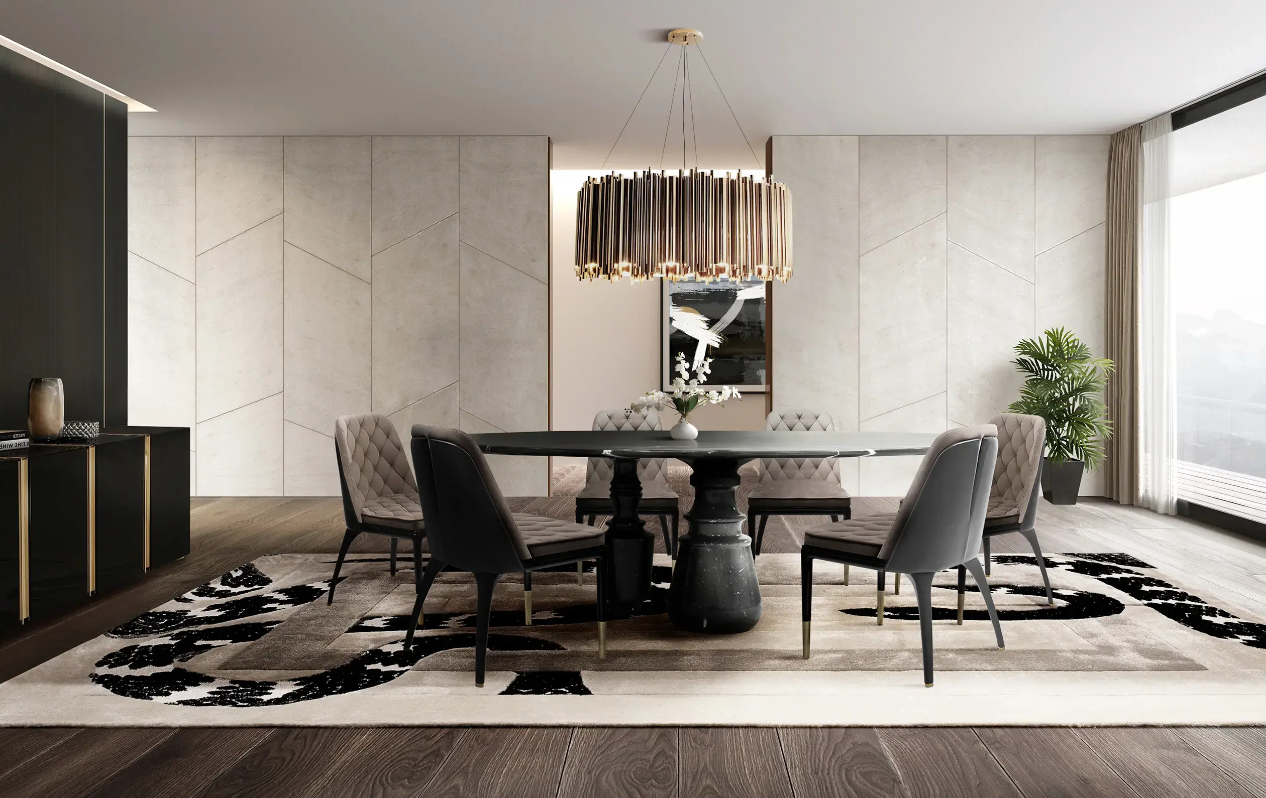 Candeeiro suspenso redondo Harmony - 6