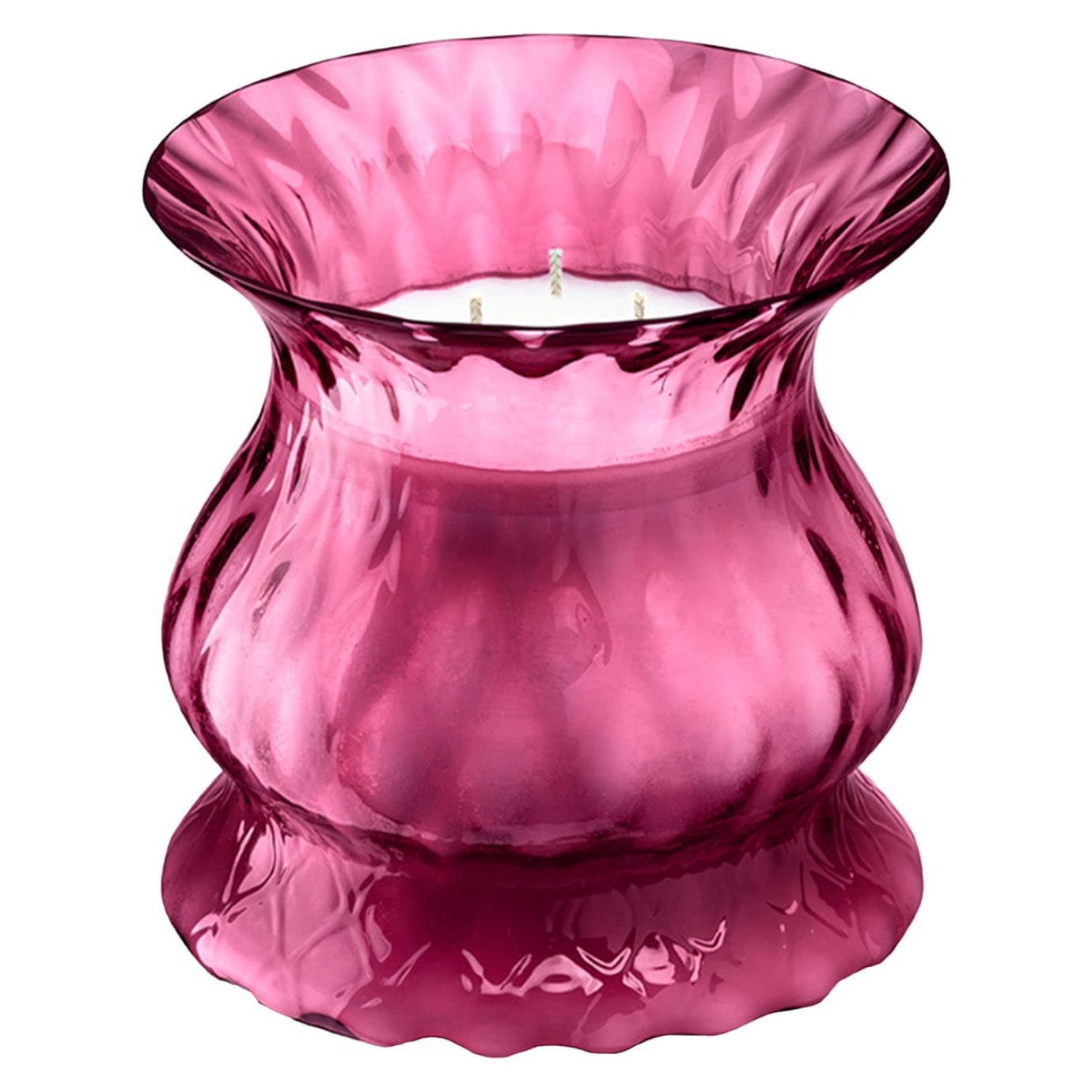 Vela Ruby Tulip em Vidro de Murano