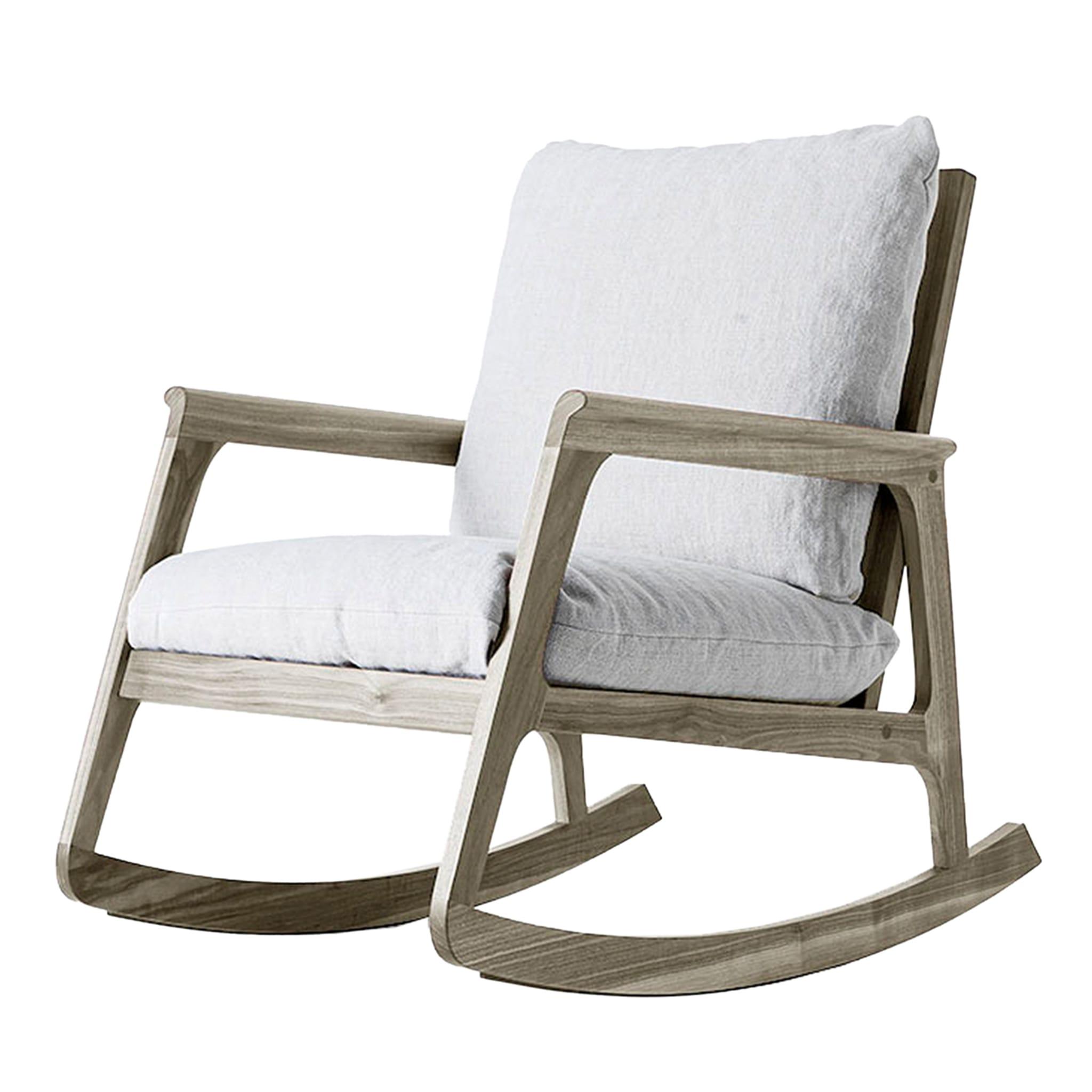 Cadeira de Baloiço Momento Cinzenta | Estofo: Linen UNICO NF184 04