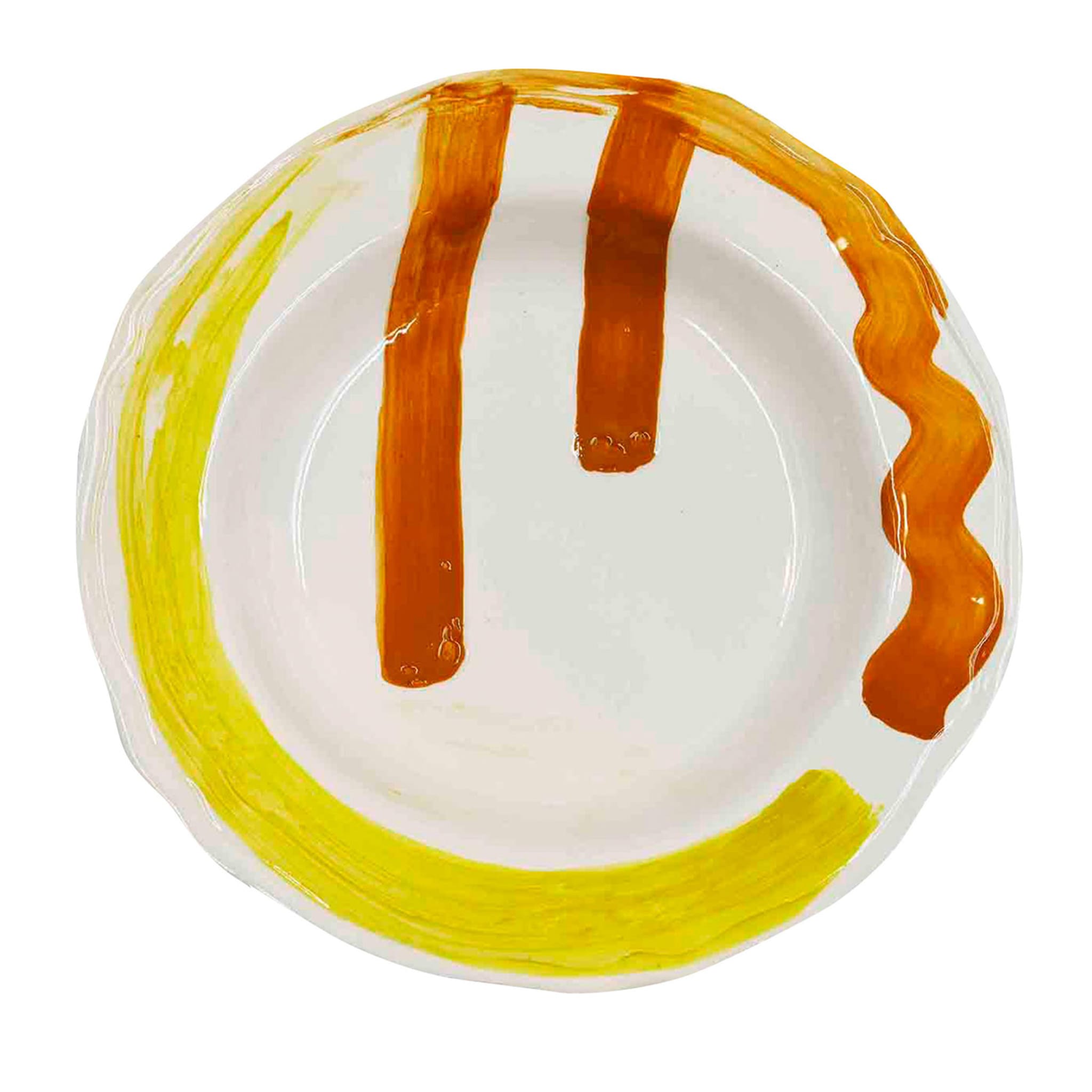 Prato cerâmico artesanal