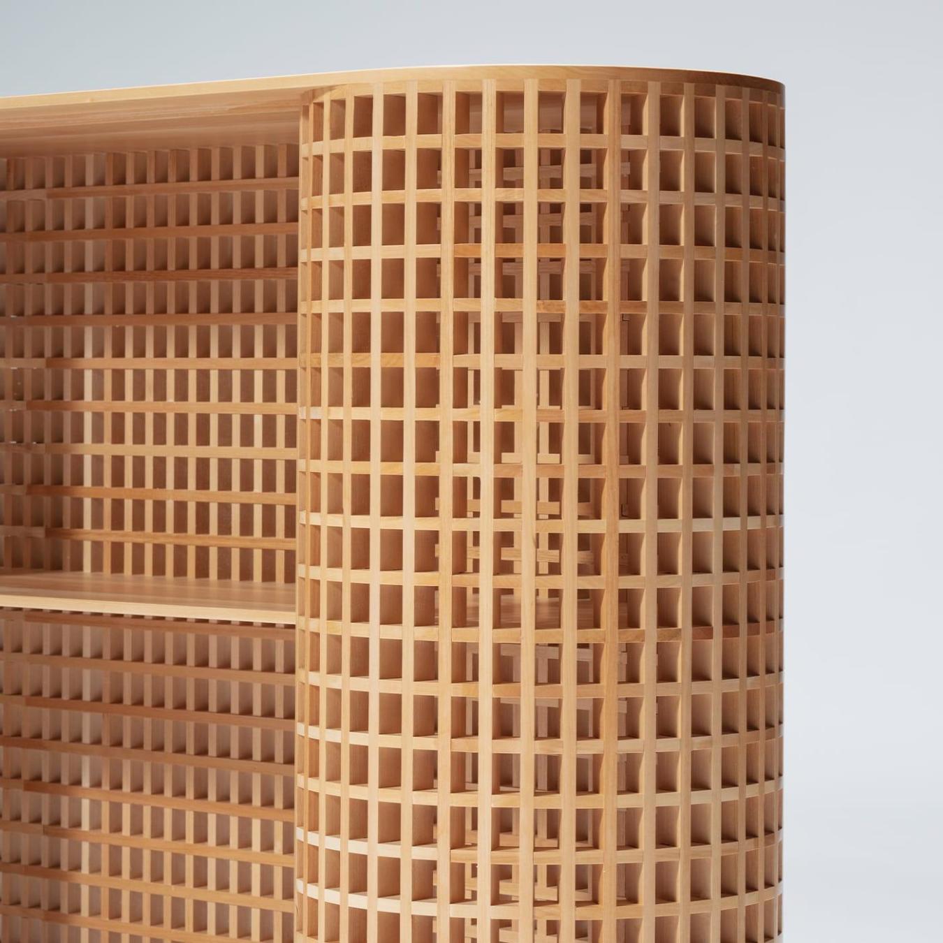 Armário madeira texturizada