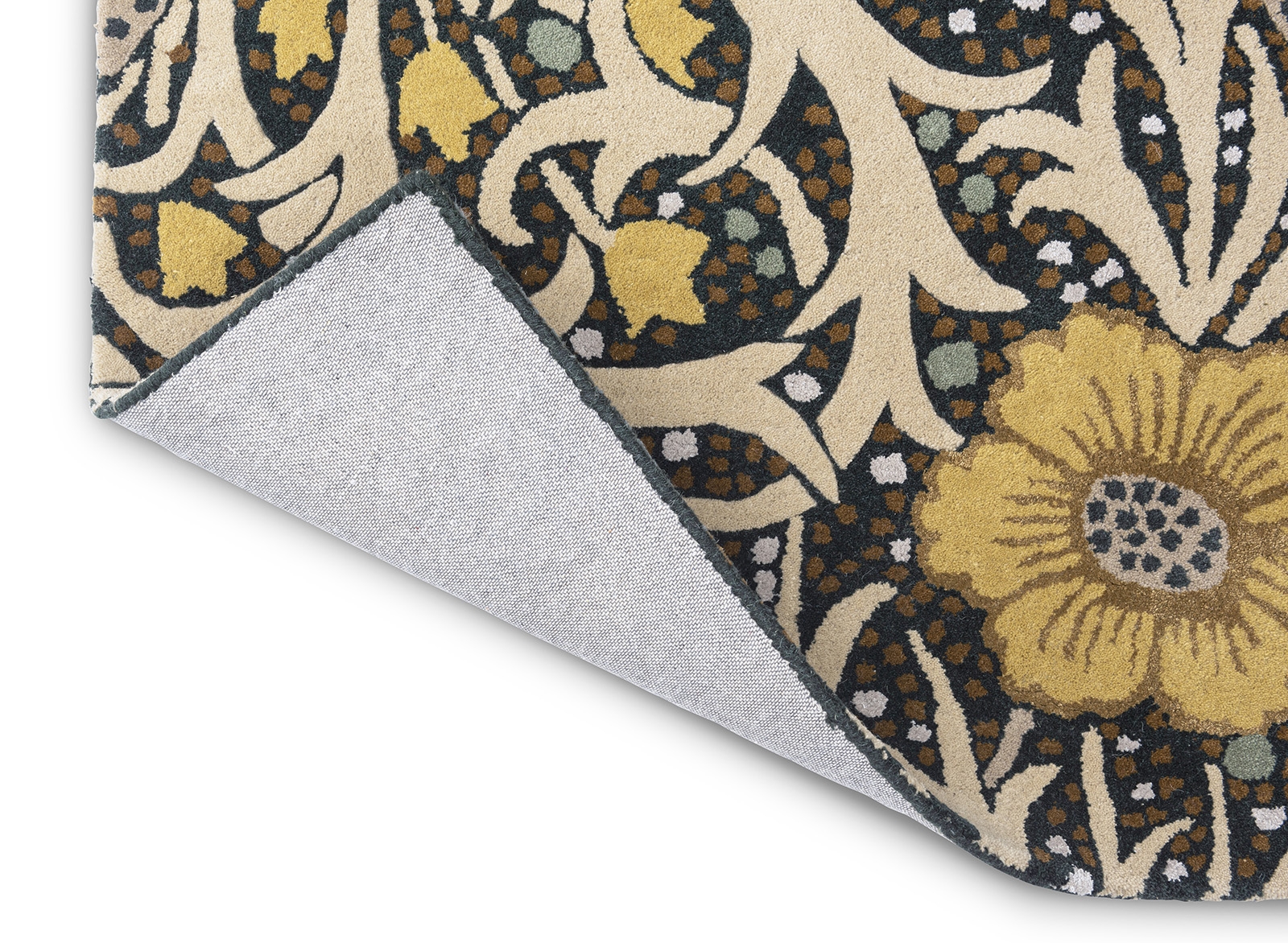 Tapete Seaweed Azul-petróleo