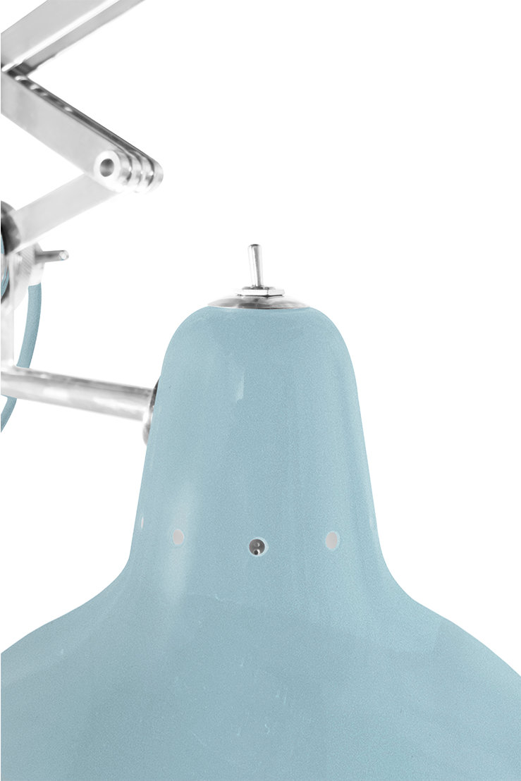 Arandela brilho lunar azul Moonbeam Glow