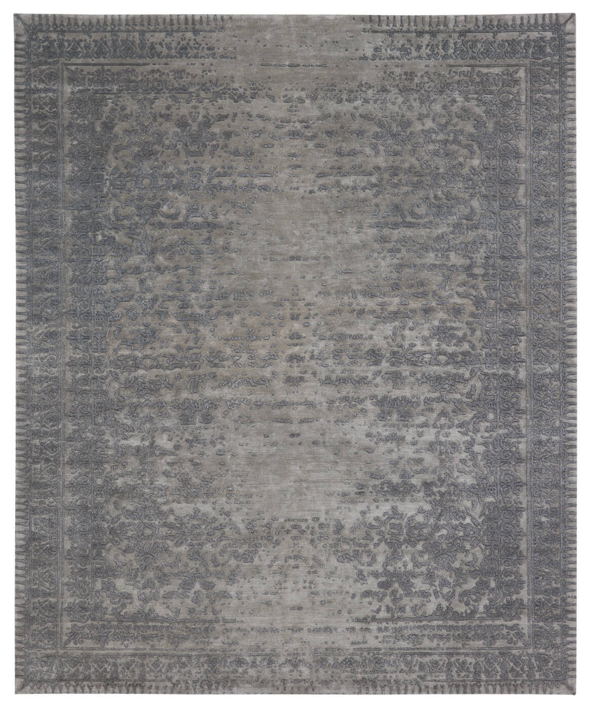 Tapete Ferrara Stomped Reverse Cinzento 2 | Tamanho: 350 × 450 cm