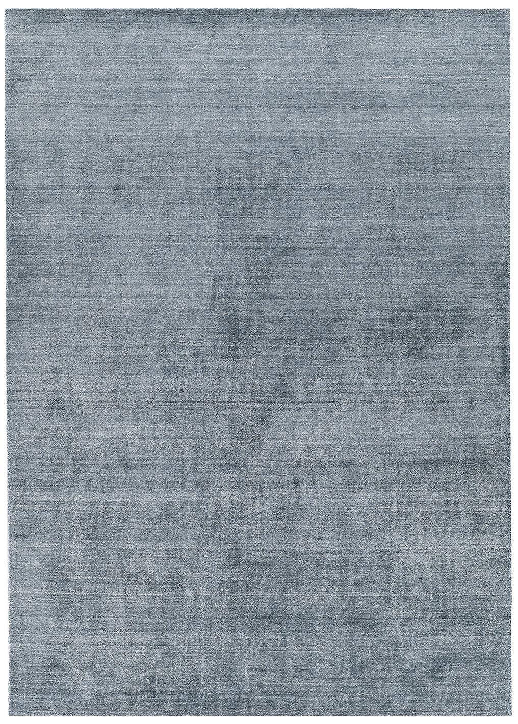 Tapete Azul Seda de Bambu | Tamanho: 270 × 360 cm