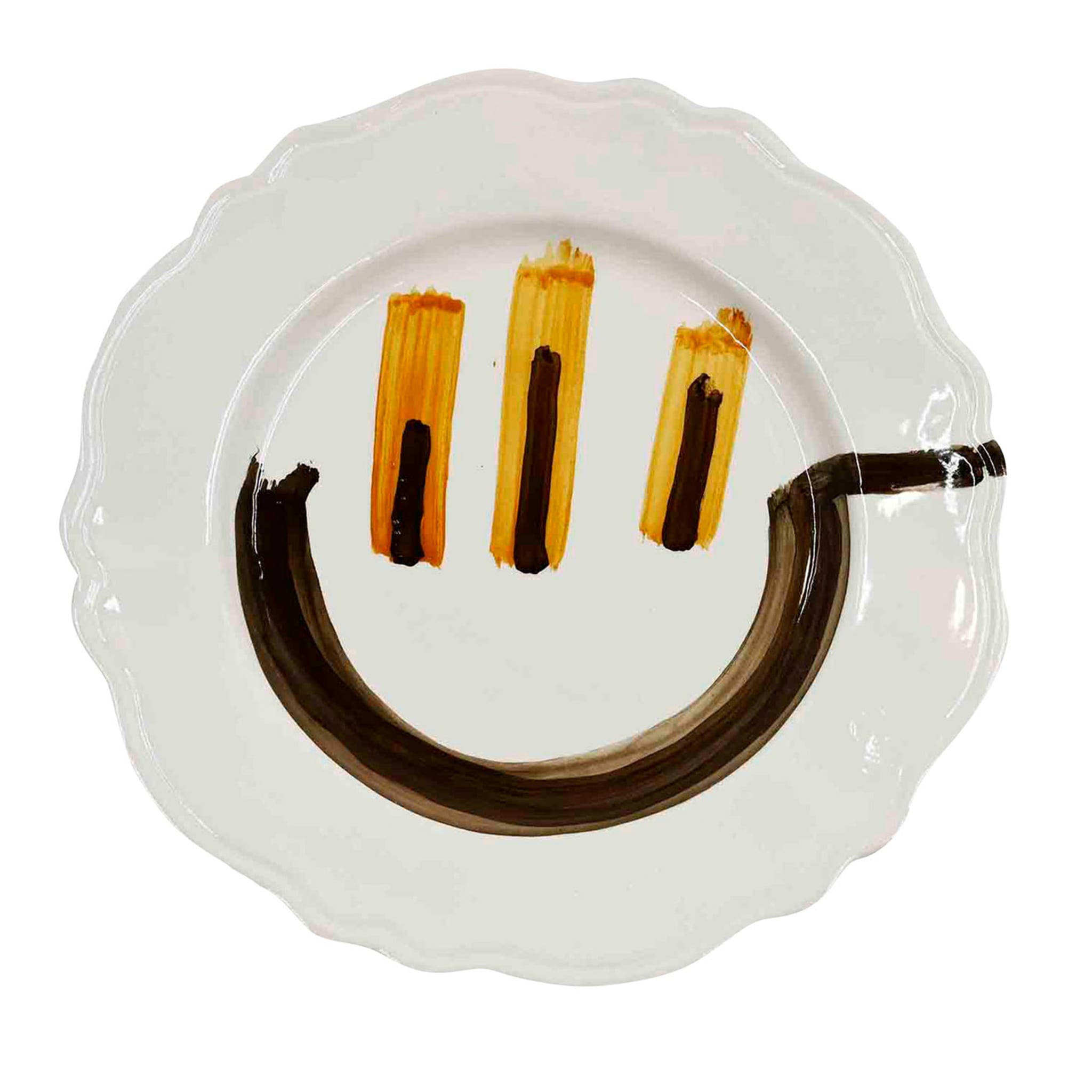 Prato cerâmico artesanal