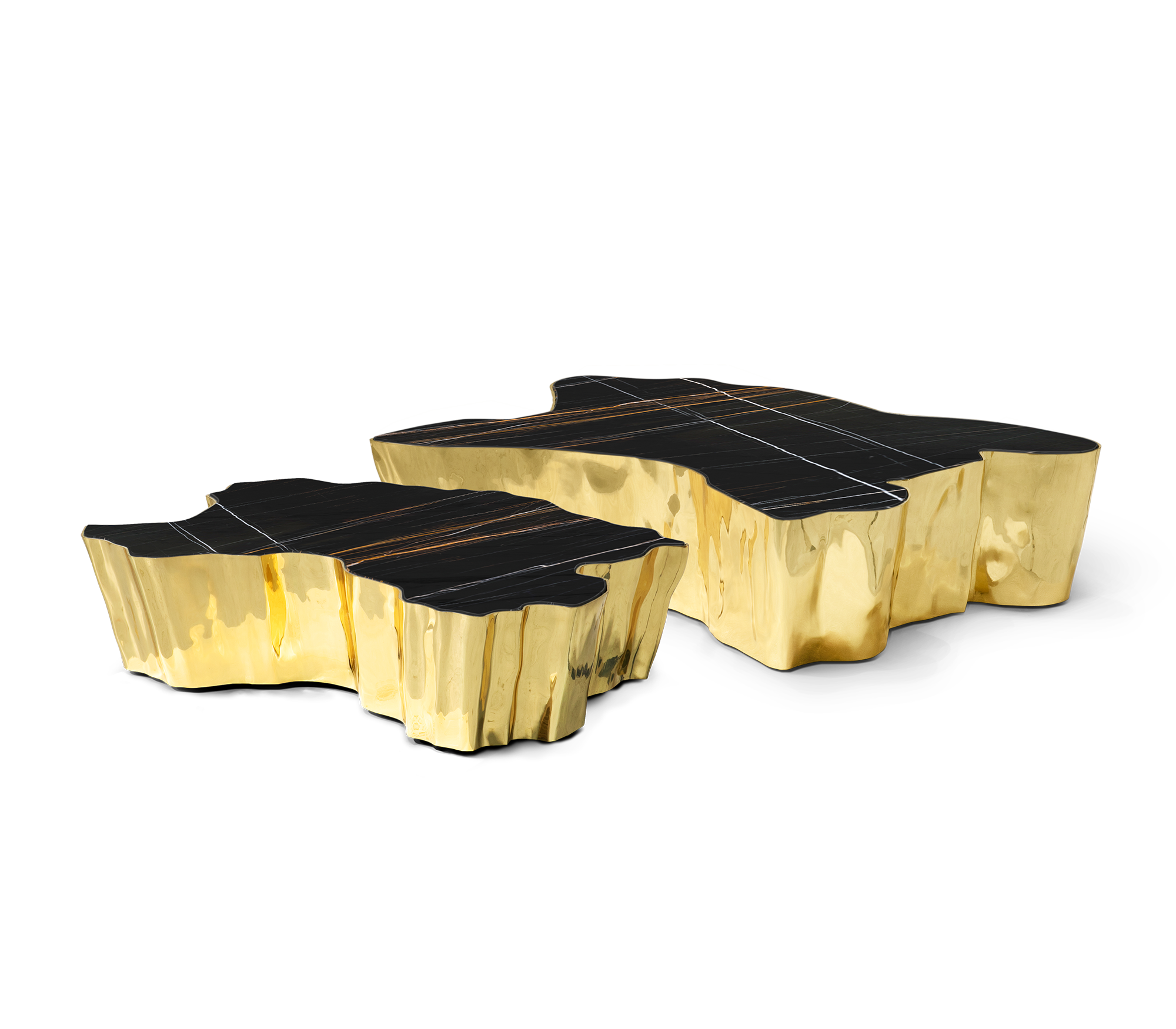 Mesa Mármore Nero Paradise | Dimensões: L 138 × P 95 × A 36 cm