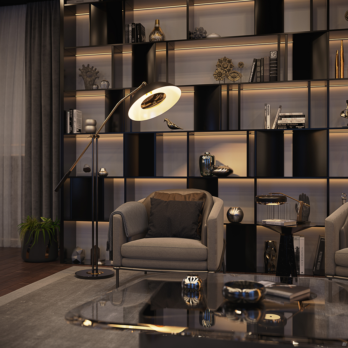 Candeeiro de pé Voyager