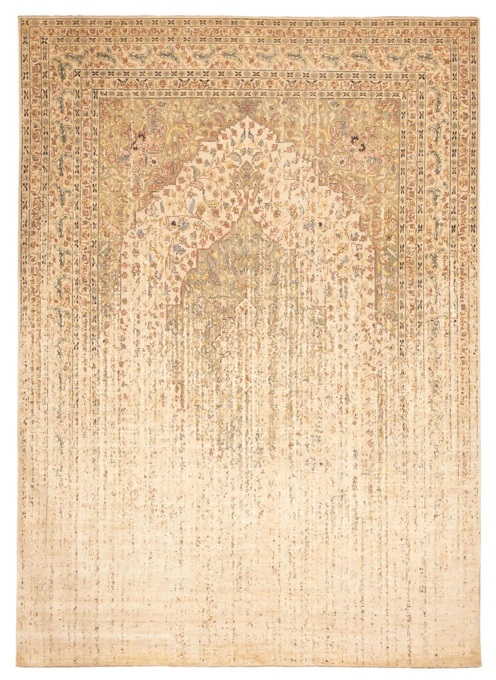 Tapete Tabriz Park Vendetta Bege | Tamanho: 250 × 300 cm