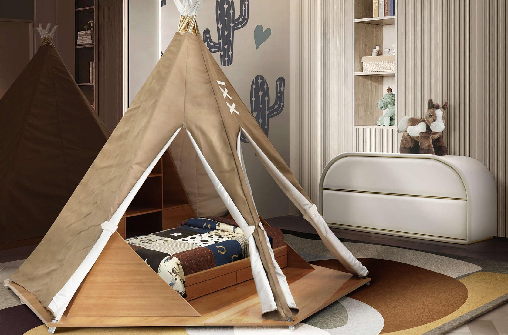 Cama esconderijo Tribal