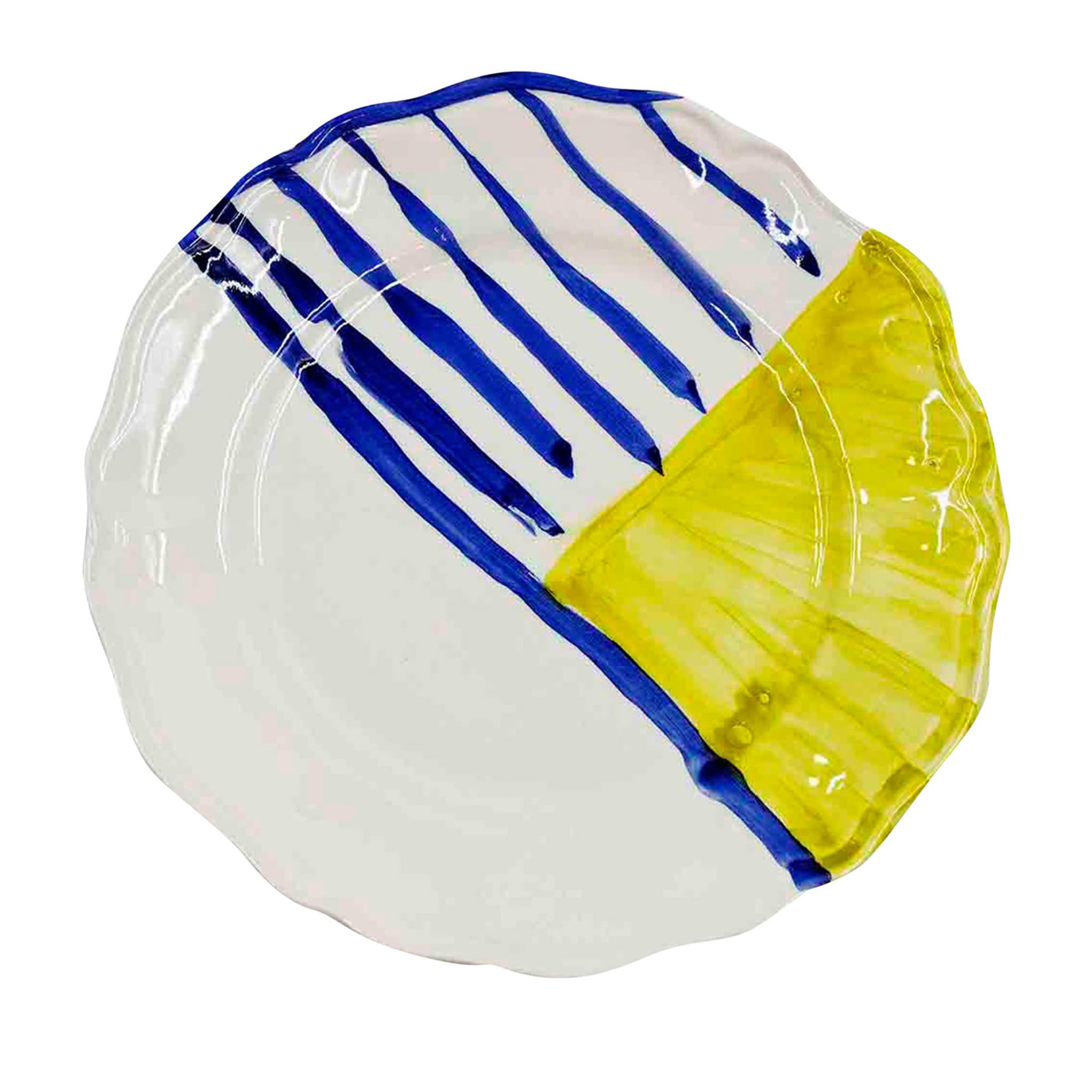 Prato cerâmico artesanal