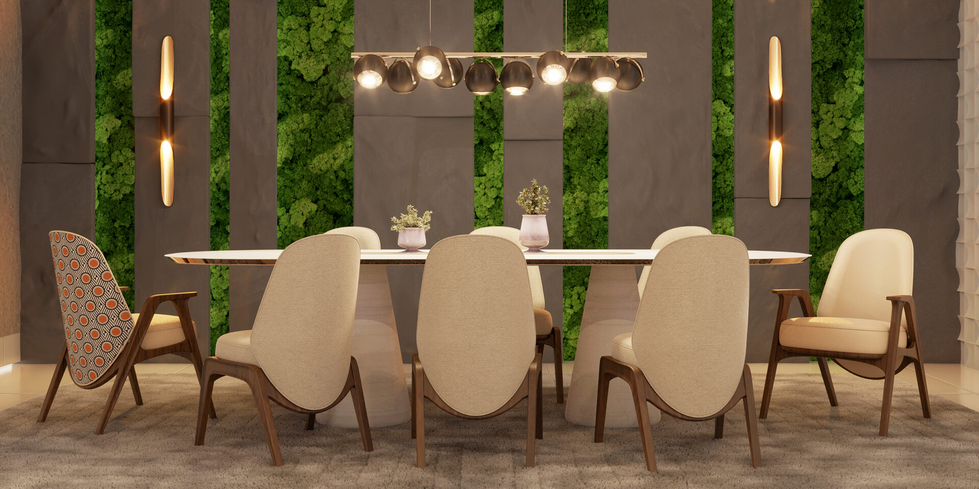 Candeeiro de parede tom profundo 1 - 12