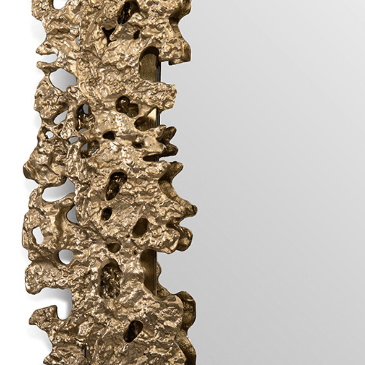 Espelho retângulo fluxo vulcão